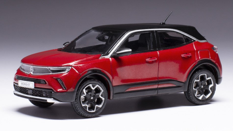 MODELLINO SCALA COMPATIBILE CON OPEL MOKKA-E 2022 MET.RED 1:43 IXO MODEL CLC511