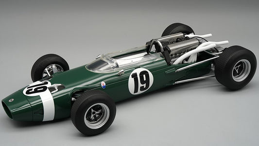 MODELLINO IN SCALA Tecnomodel COMPATIBILE CON COOPER MASERATI F1 T81 WATKINS GLEN 1966 JO SIFFERT 1:18 MODEL SCALE TMD18295B 241217