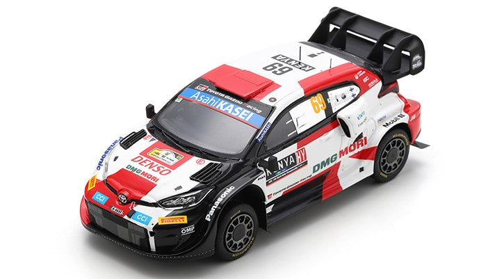 MODELLINO IN SCALA Spark Model COMPATIBILE CON TOYOTA YARIS N.69 WINNER RALLY SAFARI KENYA 2022 ROVANPERA-HALTTUN.1:43 MODEL SCALE S6709 241220