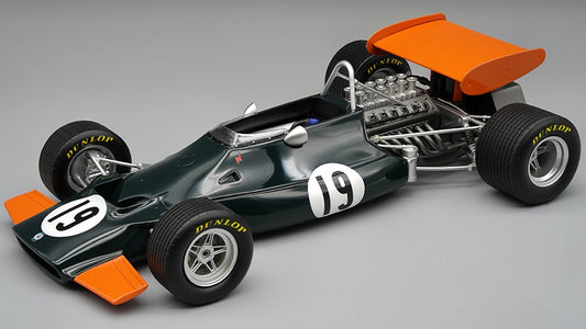 MODELLINO IN SCALA COMPATIBILE CON BRM P153 N.19 SOUTH AFRICA GP 1970 J.OLIVER 1:18 TECNOMODEL TMD18284A