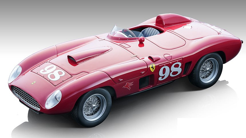 MODELLINO IN SCALA COMPATIBILE CON FERRARI 410S N.98 WINN.PALM SPRING 1956 C.SHELBY 1:18 TECNOMODEL TMD18280C