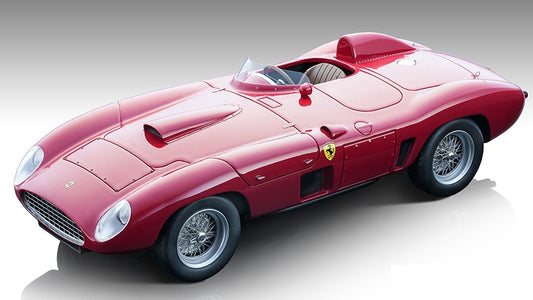 MODELLINO IN SCALA COMPATIBILE CON FERRARI 410S PRESS VERSION 1956 ROSSO CORSA 1:18 TECNOMODEL TMD18280A