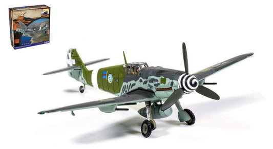 MODELLINO IN SCALA COMPATIBILE CON MESSERSCHMITT ME109G-6 MAGGIORE ANTONIO VIZZOTTO SICILY JUNE 1943 1:72 CORGI AA27112