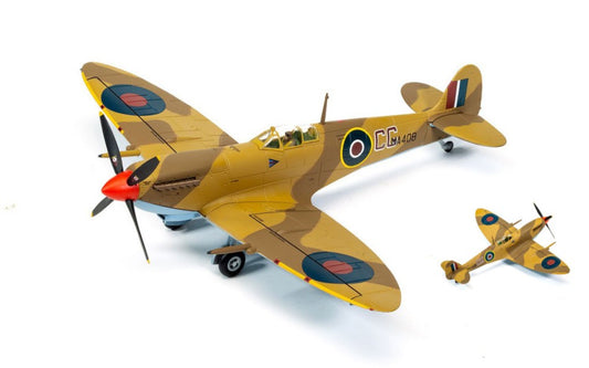 MODELLINO IN SCALA COMPATIBILE CON SUPERMARINE SPITFIRE MK IXc OPERATION HUSKY JULY 1943 1:72 CORGI AA29102