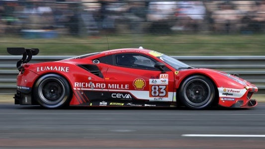 MODELLINO IN SCALA COMPATIBILE CON FERRARI 488 GTE EVO N.83 LE MANS 2023 PEREZ COMPANC/ROVERA/WADOUX 1:18 LOOKSMART LS18LM037