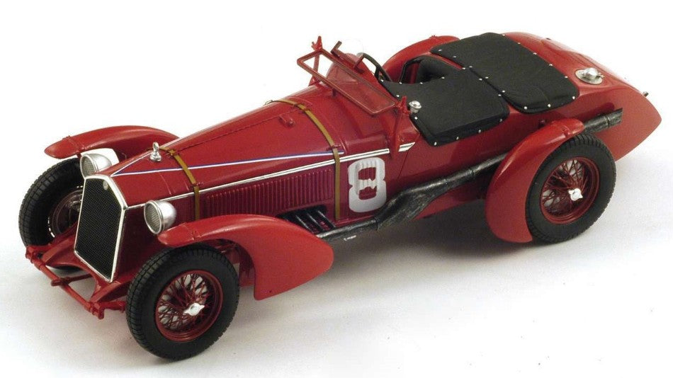 MODELLINO IN SCALA Spark Model COMPATIBILE CON ALFA ROMEO 8C N.8 WINNER LM 1932 R.SOMMER-L.CHINETTI 1:18 MODEL SCALE 18LM32 241217