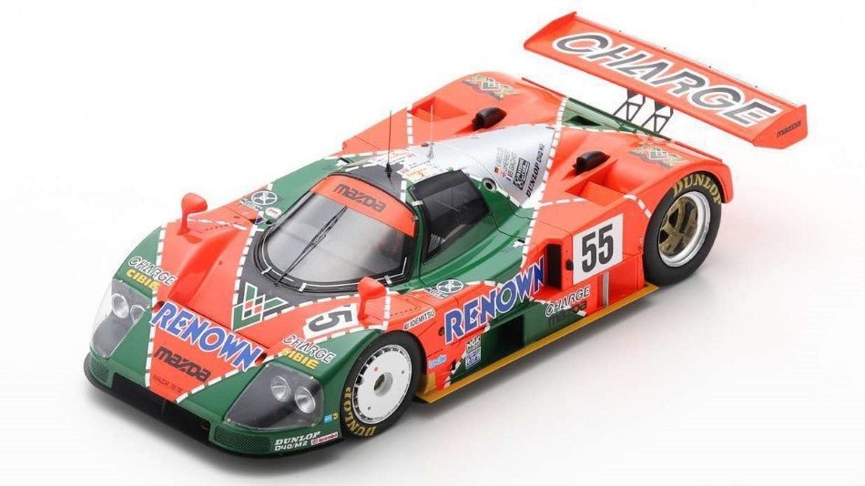 MODELLINO IN SCALA Spark Model COMPATIBILE CON MAZDA 787 B N.55 WINNER LM 1991 V.WEIDLER-J.HERBERT-B.GACHOT 1:18 MODEL SCALE 18LM91 241217