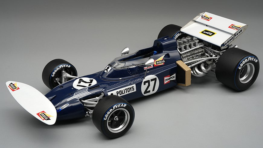 MODELLINO SCALA COMPATIBILE CON MARCH 711 SPANISH GP 1971 H.PESCAROLO 1:18 TECNOMODEL TMD18217C