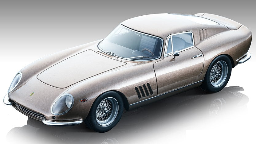 MODELLINO SCALA COMPATIBILE CON FERRARI 275 GTB 1965 MET.BRONZE 1:18 TECNOMODEL TMD1885M