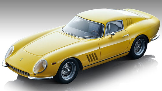 MODELLINO SCALA COMPATIBILE CON FERRARI 275 GTB 1965 YELLOW MODENA 1:18 TECNOMODEL TMD1885H