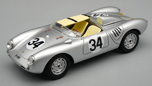 MODELLINO IN SCALA Tecnomodel COMPATIBILE CON PORSCHE 550A RS LE MANS 1957 STOREZ/CRAWFORD 1:43 MODEL SCALE TMD4361B 241217