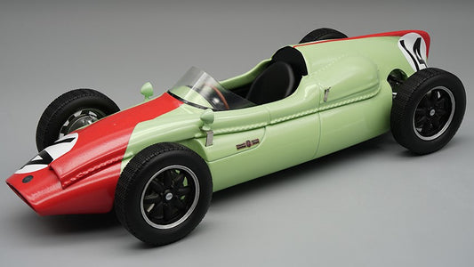 MODELLINO SCALA COMPATIBILE CON COOPER T51 GREAT BRITAIN GP 1960 O.GENDEBIEN 1:18 TECNOMODEL TMD18298E