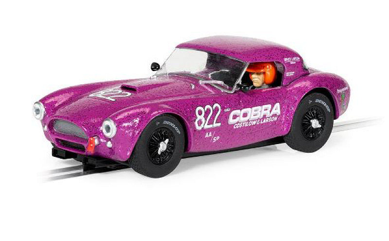 MODELLINO IN SCALA COMPATIBILE CON SHELBY COBRA 289 DRAGON SNAKE GOODWOOD 2021 SLOT 1:32 SCALEXTRIC C4418