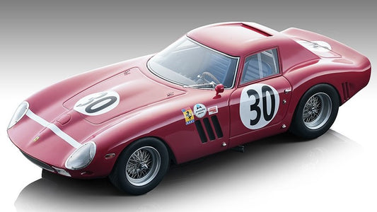 MODELLINO IN SCALA COMPATIBILE CON FERRARI 250 GTO N.30 WINN.2000 KM DAYTONA 1964 HILL/RODRIGUEZ 1:18 TECNOMODEL TMD1896H