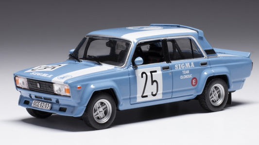 MODELLINO IN SCALA COMPATIBILE CON LADA 2105 VFTS N.25 RALLY PRIBRAM 1986 CHLUSTINA/HRBEK 1:43 IXO MODEL RAC430