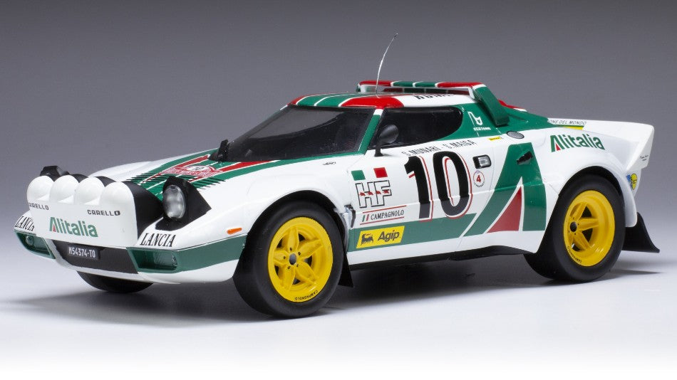 MODELLINO IN SCALA COMPATIBILE CON LANCIA STRATOS HF N.10 RALLY MONTE CARLO 1976 MUNARI/MAIGA 1:18 IXO MODEL 18RMC162A