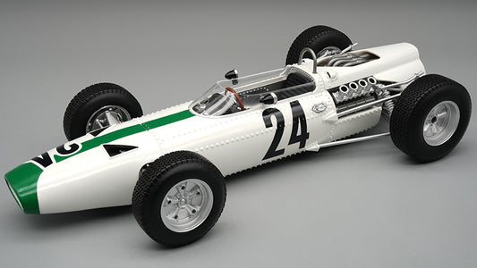 MODELLINO SCALA COMPATIBILE CON BRM P261 N.24 BELGIUM GP 1965 B.BONDURANT 1:18 TECNOMODEL TMD18177D