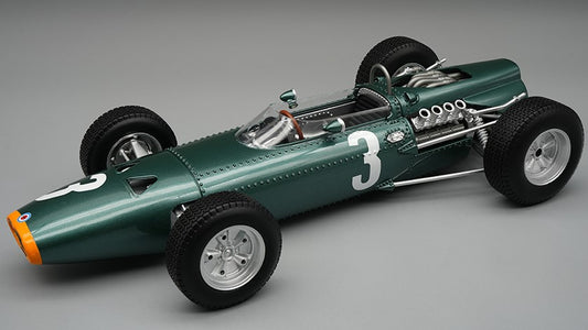 MODELLINO SCALA COMPATIBILE CON BRM P261 N.3 WINN.MONACO GP 1965 G.HILL 1:18 TECNOMODEL TMD18177B