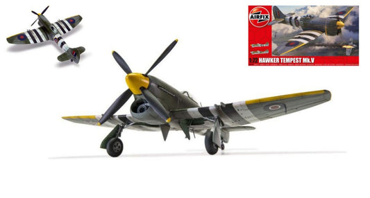 KIT DA MONTARE COMPATIBILE CON HAWKER TEMPEST Mk.V KIT 1:72 AIRFIX A02109