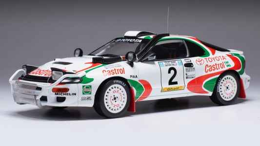 MODELLINO IN SCALA COMPATIBILE CON TOYOTA CELICA TURBO 4WD N.2 SAFARI RALLY 1993ALLEN/KIVIMAKI 1:18 IXO MODEL 18RMC150B