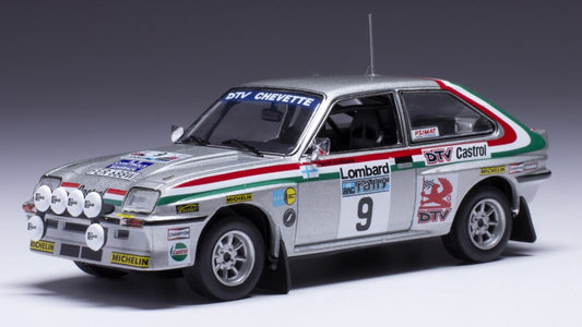 MODELLINO IN SCALA COMPATIBILE CON VAUXHALL CHEVETTE 2300 HSR N.9 RAC RALLY 1980 ARIKKALA/VIRTANEN 1:43 IXO MODEL RAC433A