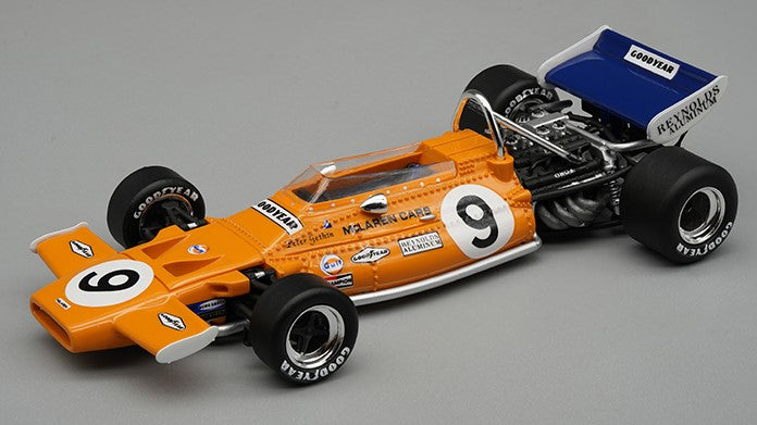 MODELLINO IN SCALA Tecnomodel COMPATIBILE CON MCLAREN M19A N.9 MONACO GP 1971 D.HULME 1:43 MODEL SCALE TMD4360B 241217