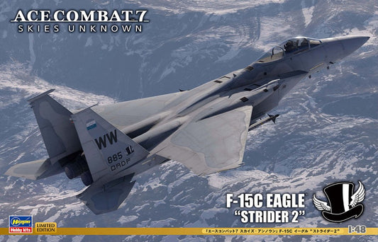 KIT DA MONTARE COMPATIBILE CON ACE COMBAT 7 SKIES F-15C EAGLE KIT 1:48 HASEGAWA HA52366