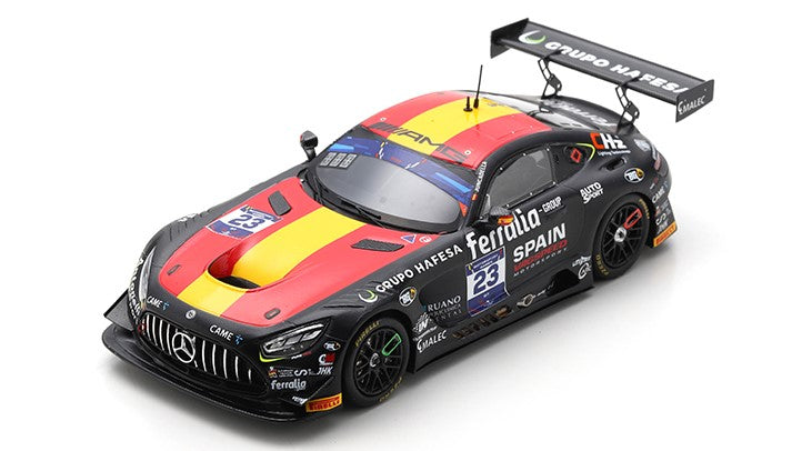 MODELLINO IN SCALA COMPATIBILE CON MERCEDES GT3 N.23 FIA GT SPRINT 2022 DANIEL JUNCADELLA 1:43 SPARK MODEL S6329