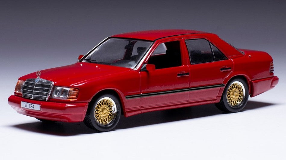 MODELLINO SCALA COMPATIBILE CON MERCEDES 300 E (W124) 1984 DARK RED 1:43 IXO MODEL CLC544