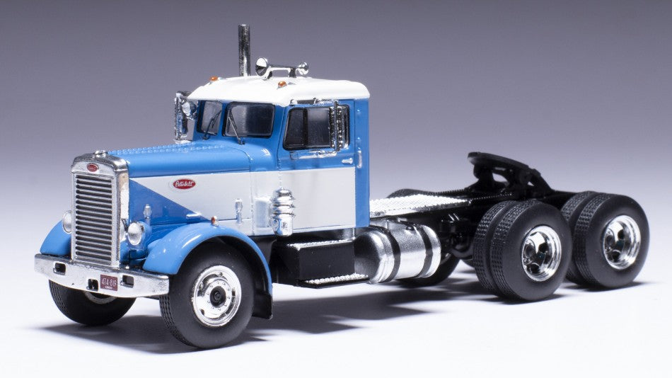 MODELLINO IN SCALA COMPATIBILE CON PETERBILT 281 1955 BLUE 1:64 IXO MODEL 64TR006