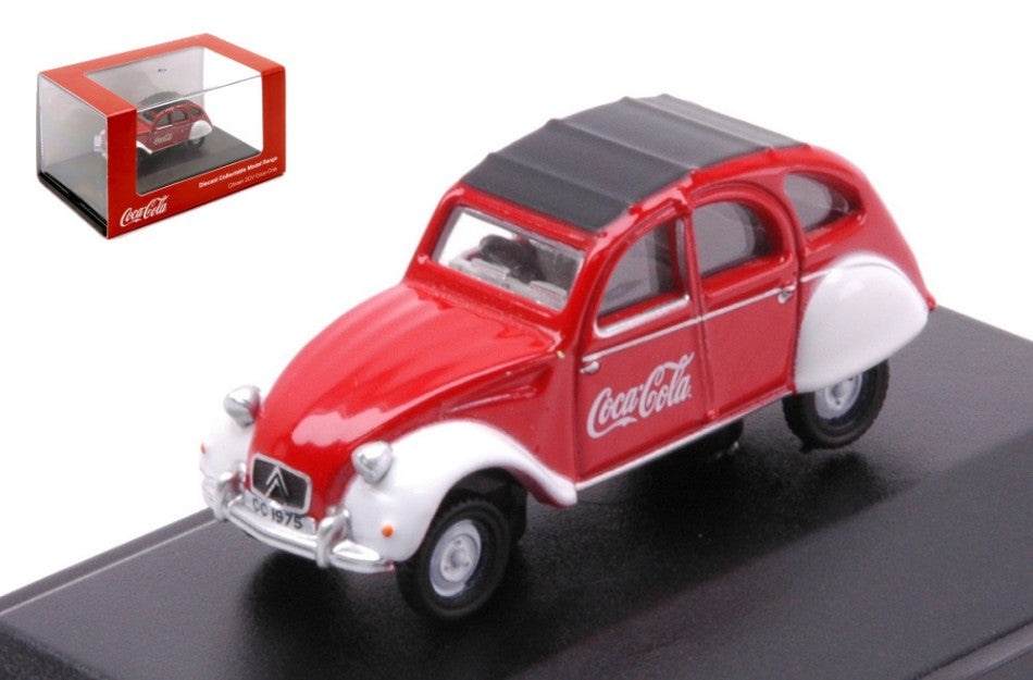 MODELLINO IN SCALA COMPATIBILE CON CITROEN 2 CV CHARLESTON COCA COLA 1:76 OXFORD OXF76CT007CC