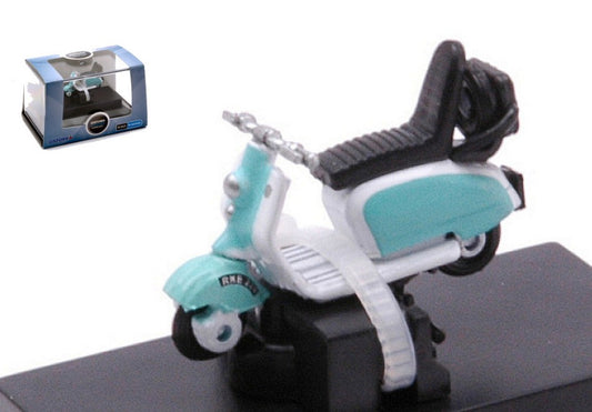 MODELLINO IN SCALA COMPATIBILE CON SCOOTER ACQUAMARINE/WHITE 1:76 OXFORD OXF76SC001