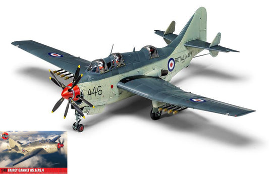 MODELLINO IN SCALA Airfix COMPATIBILE CON AEREO FAIREY GANNET AS1AS4 KIT 1:48 MODEL SCALE A11007 241217