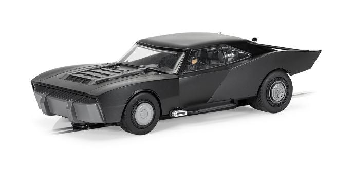 MODELLINO IN SCALA COMPATIBILE CON BATMOBILE THE BATMAN 2022 SLOT 1:32 SCALEXTRIC C4442