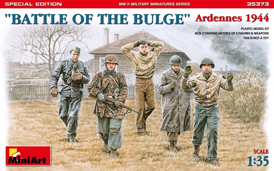 KIT DA MONTARE COMPATIBILE CON BATTLE OF THE BULGE ARDENNES 1944 KIT 1:35 MINIART MIN35373