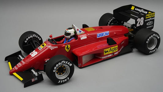 MODELLINO IN SCALA Tecnomodel COMPATIBILE CON FERRARI 156-85 NURBURGRING GP 1985 STEFAN JOHANSSON W/DRIVER 1:18 MODEL SCALE TMD18322C 241217