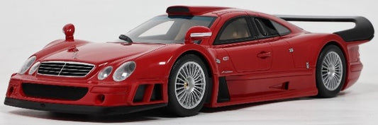 MODELLINO SCALA COMPATIBILE CON MERCEDES CLK-GTR SUPER SPORT RED 1:18 GT SPIRIT GT910