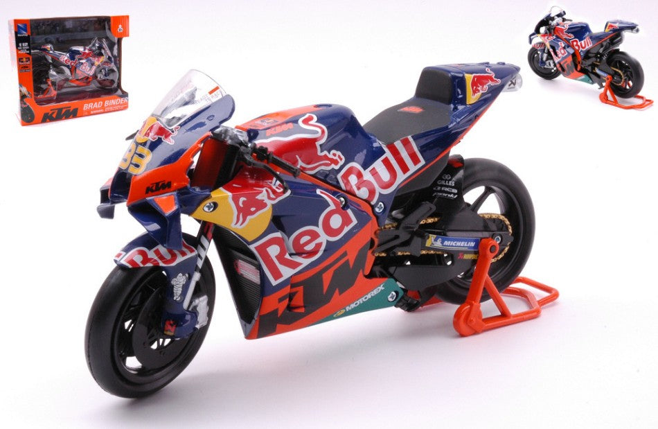 MODELLINO IN SCALA COMPATIBILE CON KTM RED BULL RC16 N.33 MOTOGP 1:12 NEW RAY NY58383