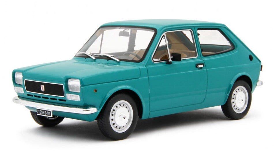 MODELLINO SCALA COMPATIBILE CON FIAT 127 3P 1972 BLUE 1:18 LAUDO RACING LM176D