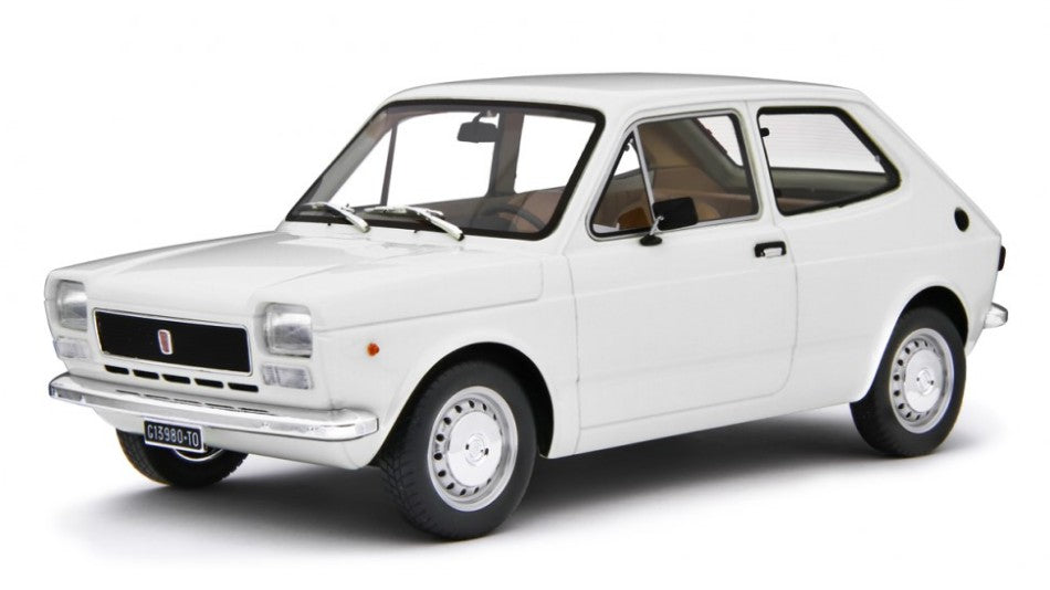 MODELLINO SCALA COMPATIBILE CON FIAT 127 3P 1972 WHITE 1:18 LAUDO RACING LM176A