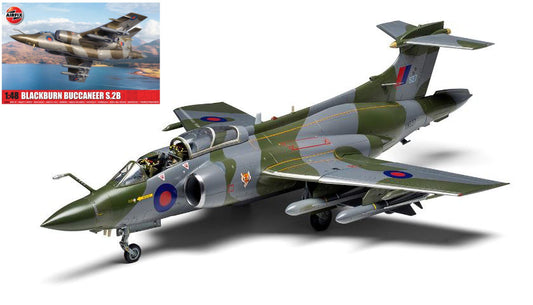 KIT DA MONTARE SCALA COMPATIBILE CON BLACKBURN BUCCANEER 52 RAF KIT 1:48 AIRFIX A12014