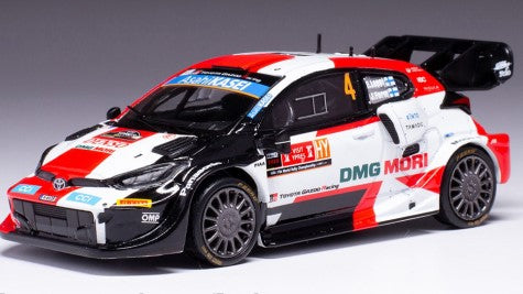 MODELLINO IN SCALA COMPATIBILE CON TOYOTA YARIS WRC N.1 RALLY YPERN 2022 LAPPI-FERM 1:43 IXO MODEL RAM874