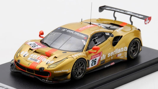 MODELLINO IN SCALA COMPATIBILE CON FERRARI 488 GT3 EVO N.26 24H NURBURG.2022 GROSSM./TRUMM./HIRSC./LUDW1:43 LOOKSMART LSRC149