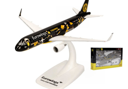 MODELLINO IN SCALA COMPATIBILE CON EUROWINGS AIRBUS 320 "BVB Fainarbus" 1:200 HERPA HP613927