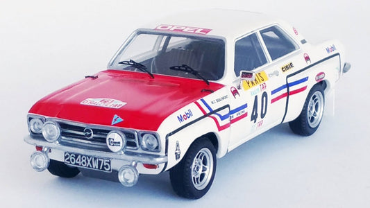 MODELLINO IN SCALA COMPATIBILE CON OPEL ASCONA TAP RALLY 1972 BEAUMONT-CIGANOT 1:43 TROFEU TFDSN157