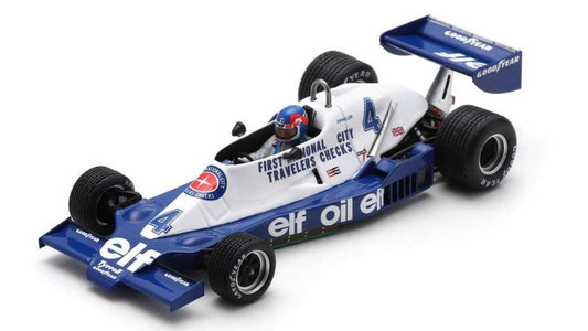 MODELLINO IN SCALA COMPATIBILE CON TYRRELL 008 PATRICK DEPAILLER 1978 N.4 3rd AUSTRIAN GP 1:43 SPARK MODEL S7238