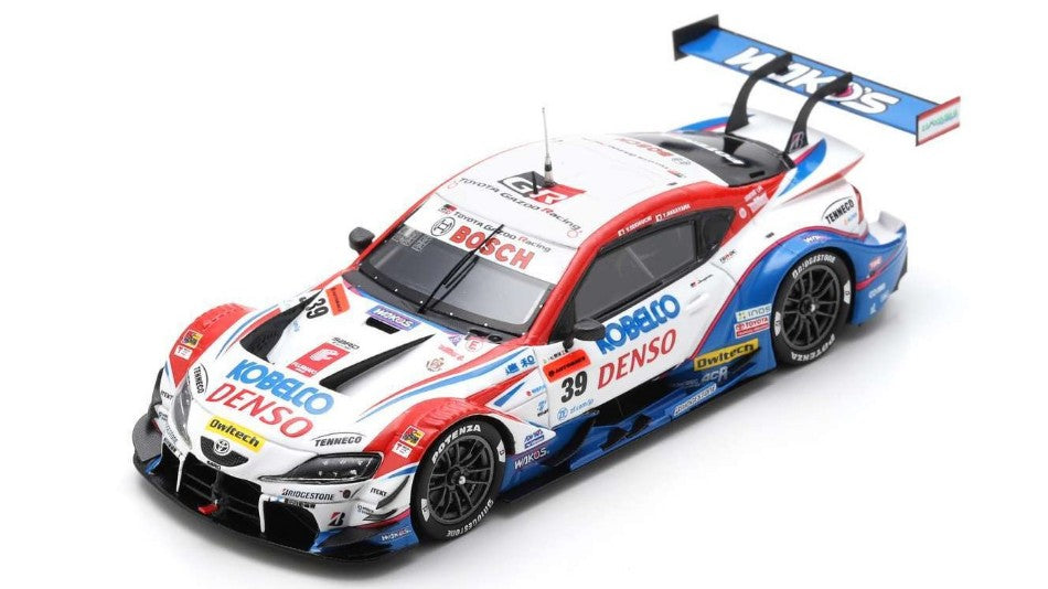 MODELLINO IN SCALA COMPATIBILE CON DENSO KOBELCO GR SUPRA N.39 GT500 SUPER GT 2022 Y.SEKIGUCHI-Y.NAKAYAMA SPARK MODEL SGT033