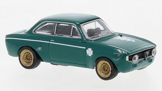 MODELLINO IN SCALA COMPATIBILE CON ALFA ROMEO GTA 1300 GREEN 1:87 BREKINA BRE29704