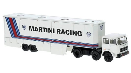 MODELLINO IN SCALA COMPATIBILE CON FIAT 691 T RENNTRANSPORT LANCIA MARTINI 1:87 BREKINA BRE58577