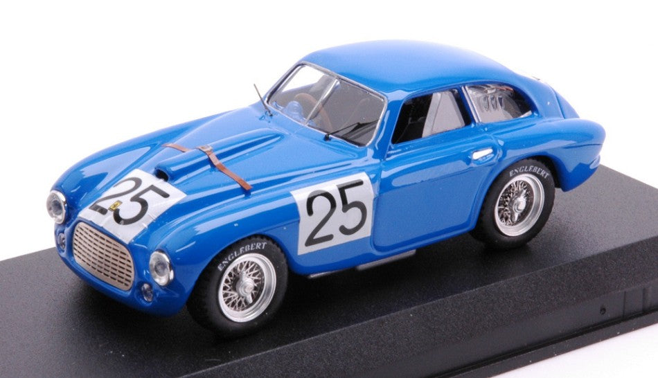 MODELLINO IN SCALA COMPATIBILE CON FERRARI 195 S TOURING BERLINETTA N.25 24 H LE MANS 1950 SERAFINI-SOMMERS ART MODEL AM0009-2